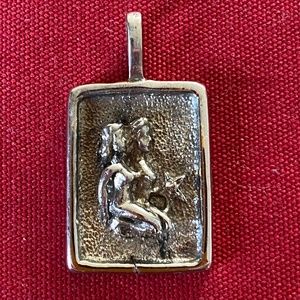 Gemini I Twins I Sterling I Zodiac Pendant